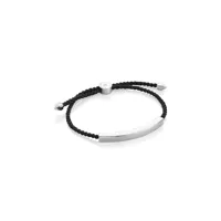 monica vinader bracelet linear - noir