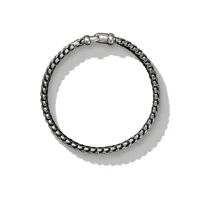 david yurman bracelet chaine en argent sterling - noir