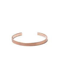 le gramme bracelet en or rouge 18ct à logo gravé - rose
