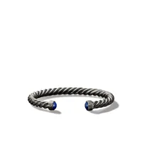 david yurman bracelet cable cuff en argent sterling serti de lapis-lazuli