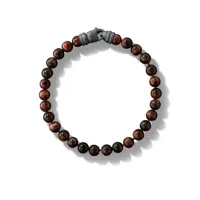david yurman bracelet spiritual beads en argent sterling - rouge