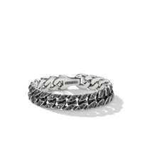 david yurman bracelet en argent serti de diamants