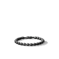 david yurman bracelet memento mori bead en argent sterling