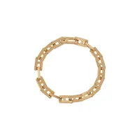 ambush bracelet en chaîne à logo - or