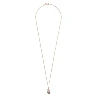 tasaki collier à pendentif en or 18ct orné de perles akoya