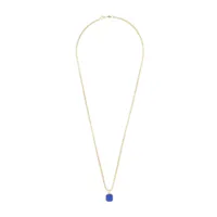 nialaya jewelry collier à pendentif à lapis-lazuli - or