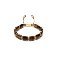 nialaya jewelry bracelet orné de pierres - marron
