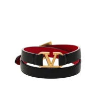 valentino garavani bracelet multi-tours rockstud - noir