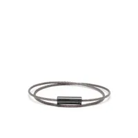 le gramme bracelet 7g à design de câbles - argent