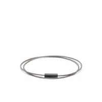 le gramme bracelet 11g à design de câbles - argent