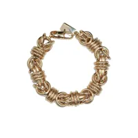 lauren rubinski bracelet chaine médium en or 14ct
