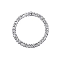 shay bracelet en or blanc 18ct orné de diamants - argent