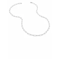 monica vinader collier alta en chaîne texturée - argent