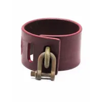 parts of four bracelet en cuir à breloque restraint - rouge