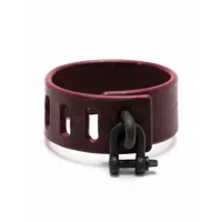 parts of four bracelet en cuir à breloque restraint - rouge