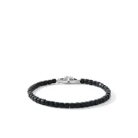 david yurman bracelet hex spiritual cushion en argent sterling - noir