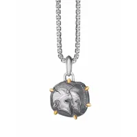 david yurman pendentif gemini zodiac 17 mm - argent