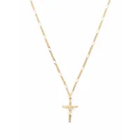 dolce & gabbana collier à pendentif crucifix - or