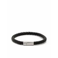 paul smith bracelet à design tressé - noir