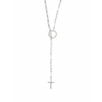 dolce & gabbana collier rosary - argent