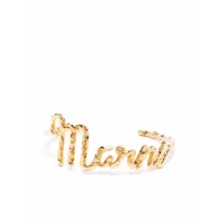 marni bracelet manchette marni - or