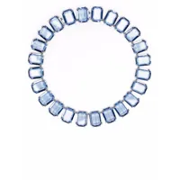 swarovski collier millenia orné de cristal - bleu