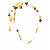 swarovski collier somnia à perles - jaune
