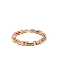lauren rubinski bracelet rainbow en or 14ct détails émaillés