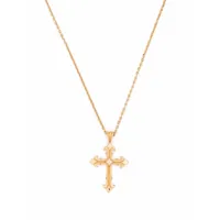 emanuele bicocchi collier fleury cross à pendentif - or