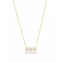 dinny hall collier shuga en or 14ct à pendentif à diamants