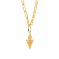 missoma collier en chaîne à pendentif triangle - or