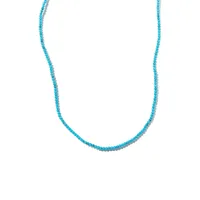 luis morais collier hamsa en or 14ct serti de turquoise