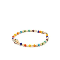 luis morais bracelet rainbow en or 14ct à perles