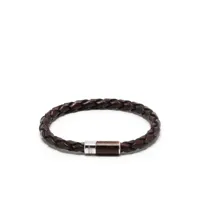 tateossian bracelet tressé carbon pop - marron