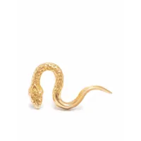 emanuele bicocchi boucles d'oreilles serpent à finitions plaquées or