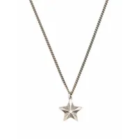 emanuele bicocchi collier à pendentif étoile - argent