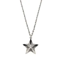 emanuele bicocchi collier à pendentif étoile - argent