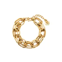 goossens bracelet spirale en chaîne - or