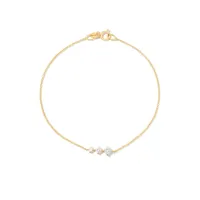 lizzie mandler fine jewelry bracelet éclat floating en or 14ct serti de diamants