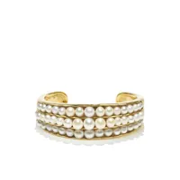 goossens bracelet torque à ornements en perle