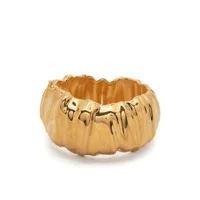 saint laurent bracelet épais en plaqué or