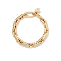lauren rubinski bracelet en or 14ct à design de chaîne