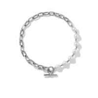 david yurman bracelet en chaîne à perles - argent