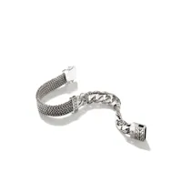john hardy bracelet classic chain 12 mm à design plat - argent