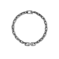 shay bracelet en or à détail de chaîne - noir
