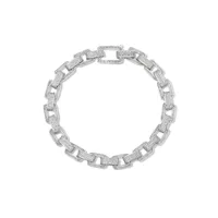 shay bracelet en or serti de diamants - argent