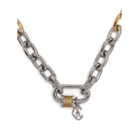 charriol collier forever lock bicolore - argent