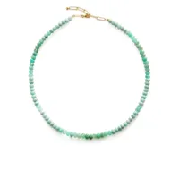 monica vinader collier à perles - vert