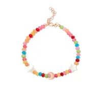 roxanne first bracelet moon and star en or rose - multicolore