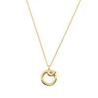missoma collier curly molten à pendentif - or